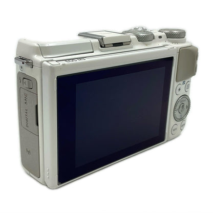 【全額返金保証】【最速発送】Canon デジタル一眼 EOS M3 ボディ ホワイト 美品 動作確認済