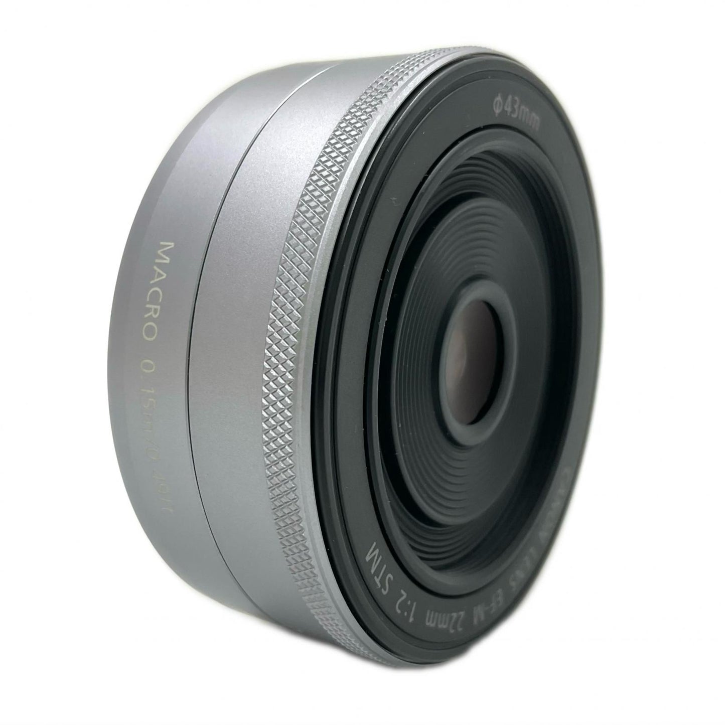 【全額返金保証】【最速発送】Canon EF-M22mm F2 STM シルバー 美品 動作確認済