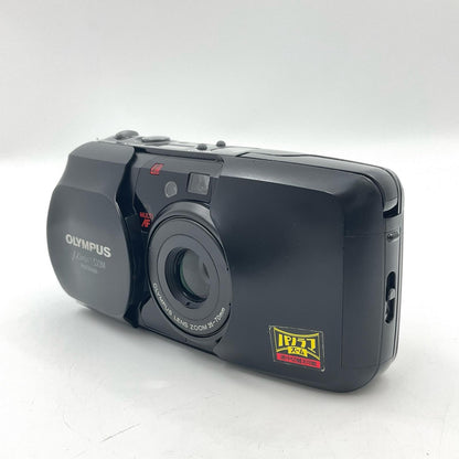 【最速発送】OLYMPUS μ[mju:]ZOOM PANORAMA ブラック【難有】