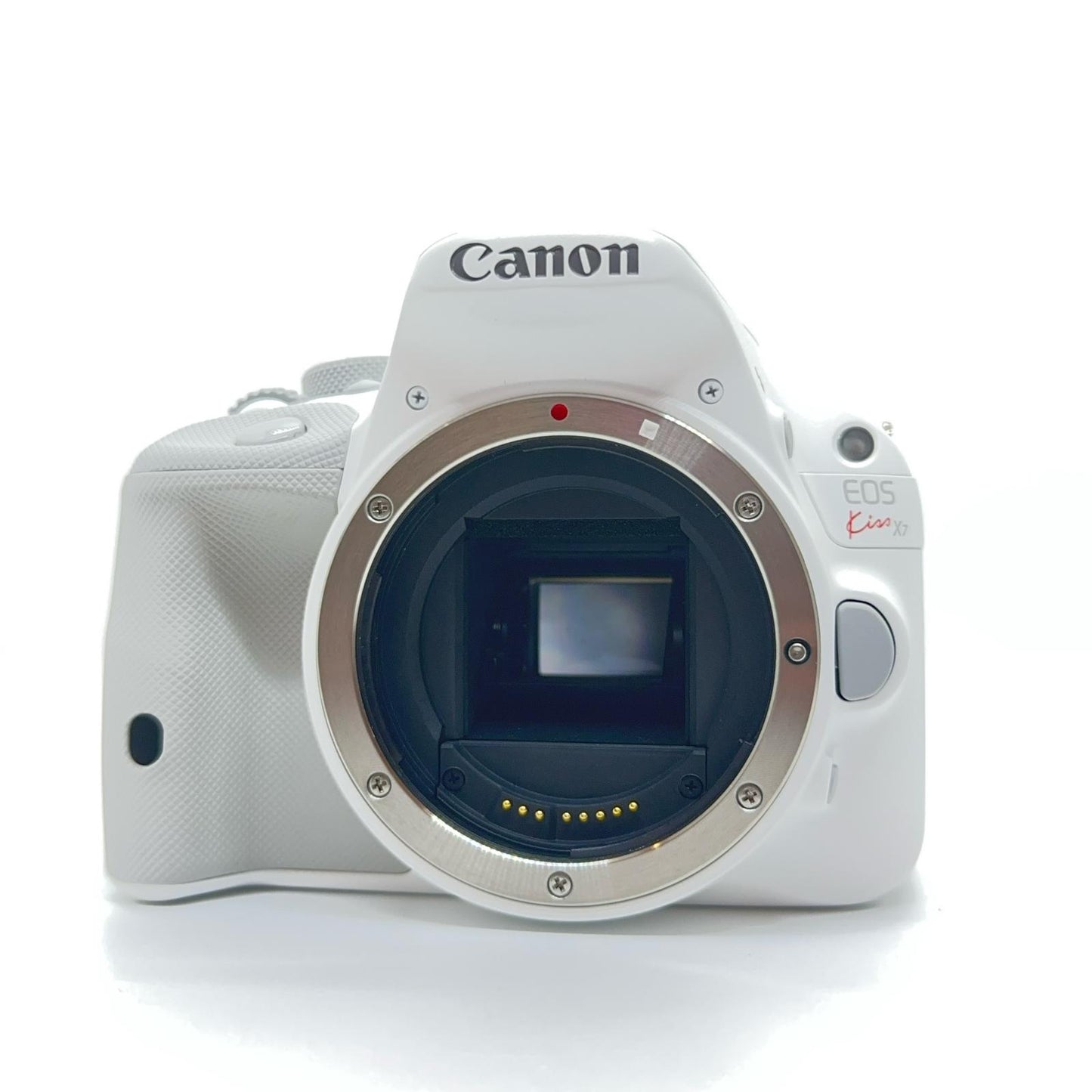 【全額返金保証】【最速発送】 デジタル一眼 EOS Kiss X7 ボディ [ホワイト] 美品 動作確認済