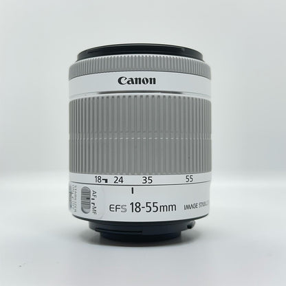 【全額返金保証】【最速発送】 EF-S18-55mm F3.5-5.6 IS STM 美品 動作確認済
