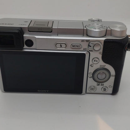 【全額返金保証】【最速発送】 デジタル一眼 α6400 ILCE-6400 ボディ [シルバー] 海外モデル 美品 動作確認済