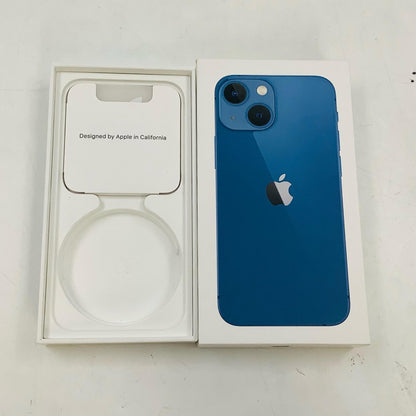【全額返金保証】【最速発送】Apple iPhone mini 13 256GB ブルー SIMフリー 白ロム 動作確認済 85%