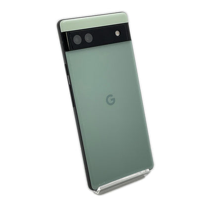 【全額返金保証】【最速発送】Google Pixel 6a 128GB Sage au GB17L 白ロム 超美品 動作確認済