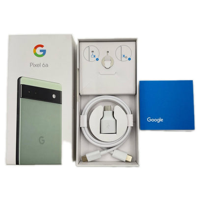 【全額返金保証】【最速発送】Google Pixel 6a 128GB Sage au GB17L 白ロム 超美品 動作確認済