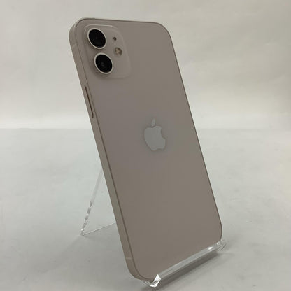 【全額返金保証】【最速発送】Apple iPhone iPhone 12 64GB ホワイト Softbank SIMフリー 白ロム 美品 動作確認済 85%