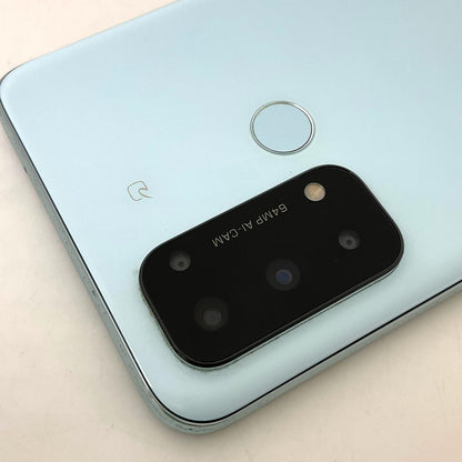 【全額返金保証】【最速発送】OPPO Reno 5 A 128GB アイスブルー Softbank SIMフリー A103OP 白ロム 美品 動作確認済