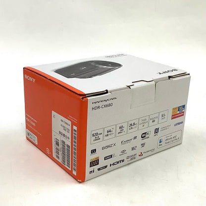 【全額返金保証】【最速発送】Sony HDR-CX680/Ｗ 新品未開封 即納OK