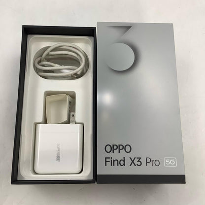 【最速発送】OPPO Find X 3 Pro 256GB グロスブラック SIMフリー CPH2173 白ロム【難有】
