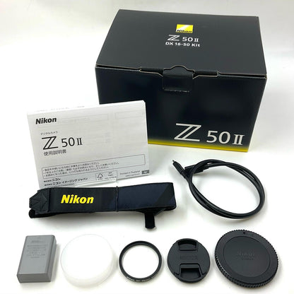 【全額返金保証】【最速発送】Nikon デジタル一眼 Z50II 16-50 VR レンズキット ブラック 超美品 動作確認済
