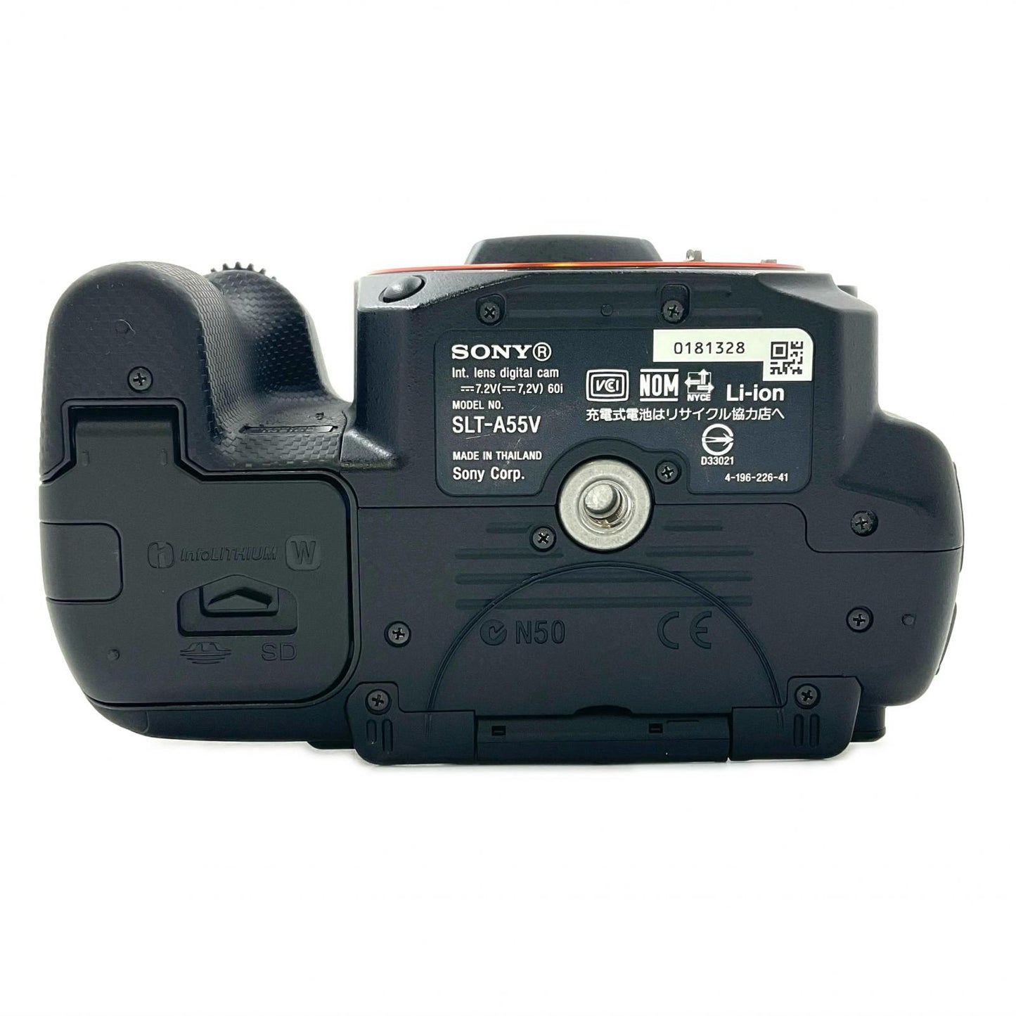 【全額返金保証】【最速発送】Sony デジタル一眼 α55 SLT-A55V ボディ ブラック 動作確認済