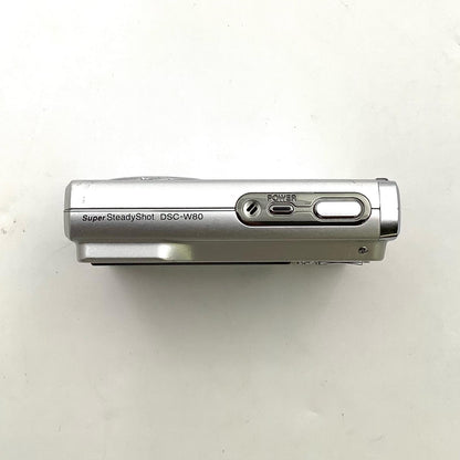 【最速発送】Sony コンパクトデジタルカメラ サイバーショット DSC-W80【難有】