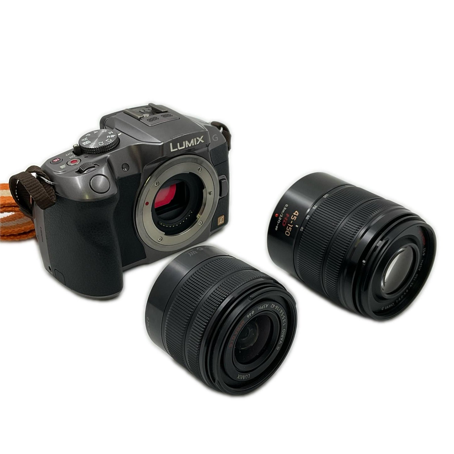 【最速発送】Panasonic デジタル一眼 LUMIX DMC-G6W ダブルズームレンズキット ブラック【難有】