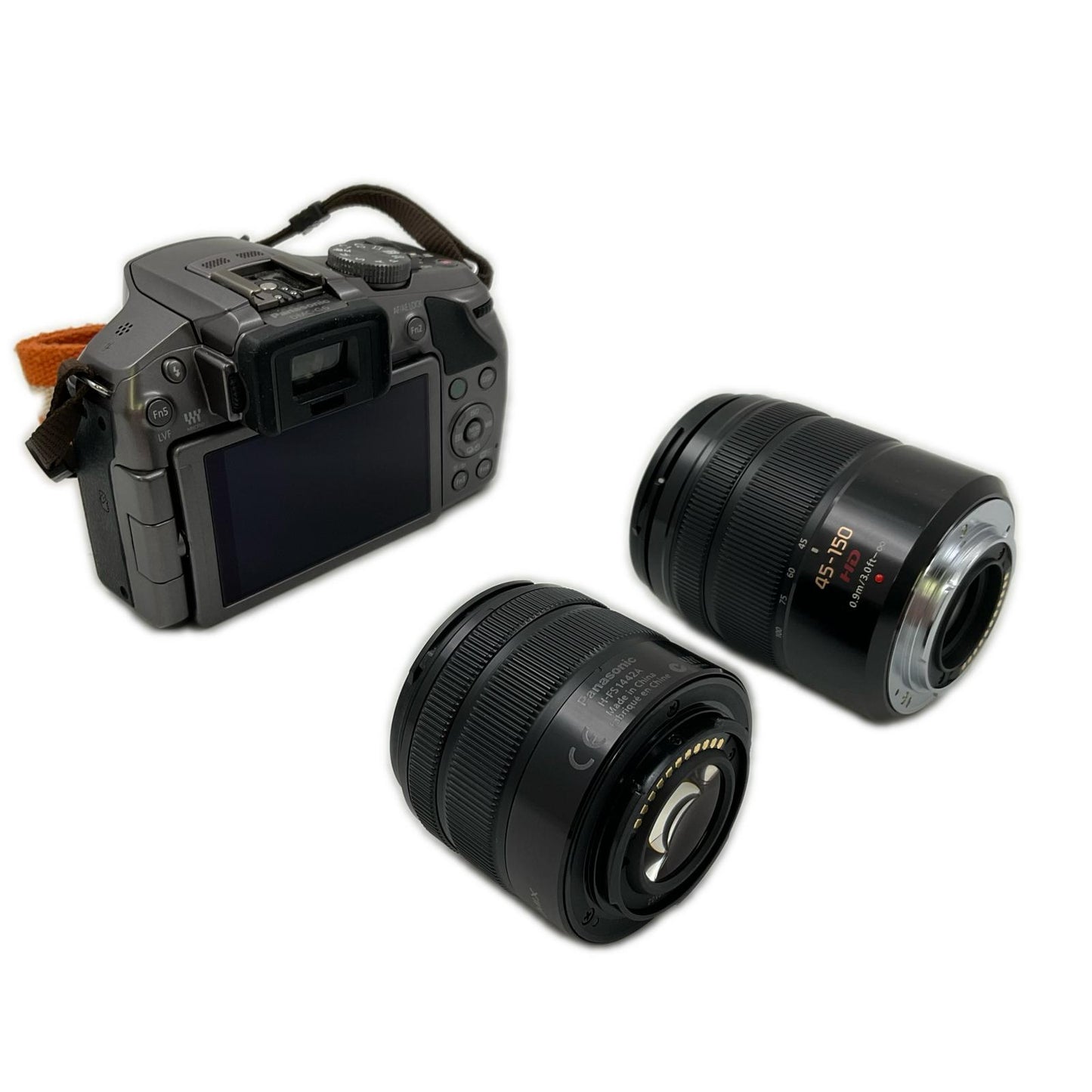 【最速発送】Panasonic デジタル一眼 LUMIX DMC-G6W ダブルズームレンズキット ブラック【難有】