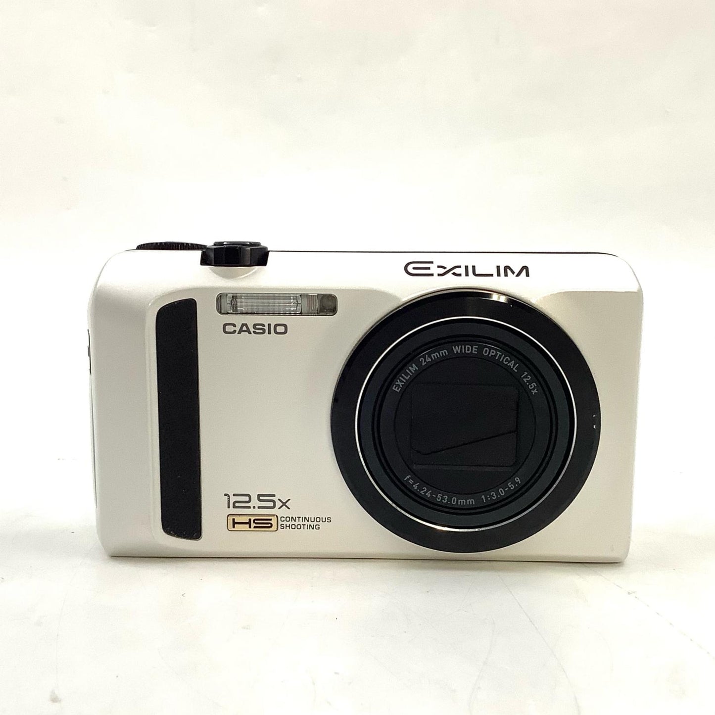 【全額返金保証】【最速発送】CASIO コンパクトデジタルカメラ HIGH SPEED EXILIM EX-ZR100 ホワイト 美品 動作確認済