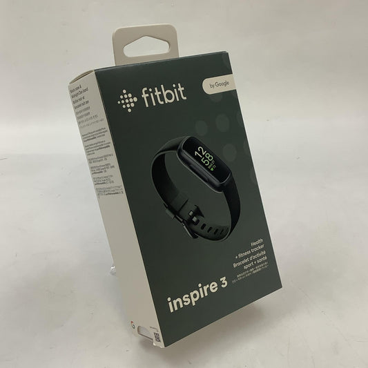 【全額返金保証】【最速発送】Google Fitbit Inspire 3 FB424BKBK 新品未開封 即納OK