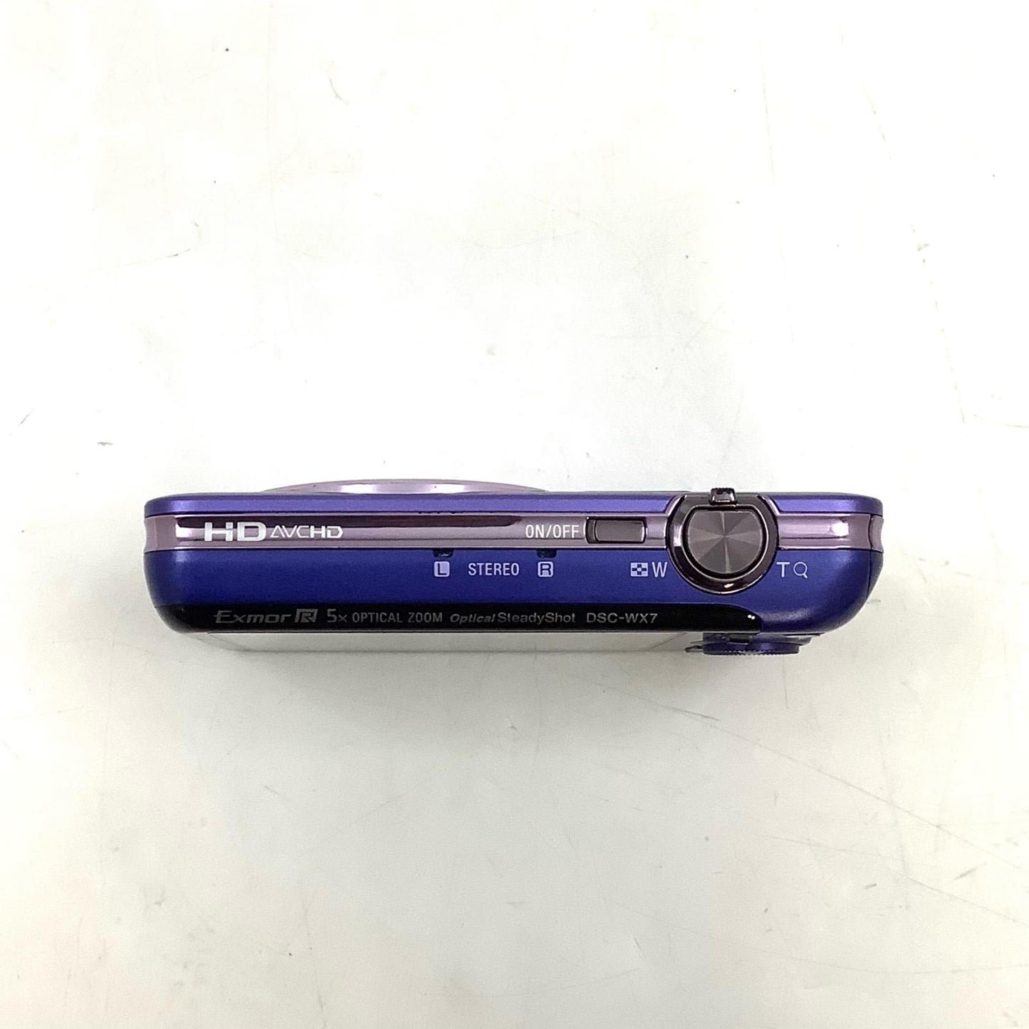 【全額返金保証】【最速発送】Sony コンパクトデジタルカメラ サイバーショット DSC-WX7 ブルー 動作確認済