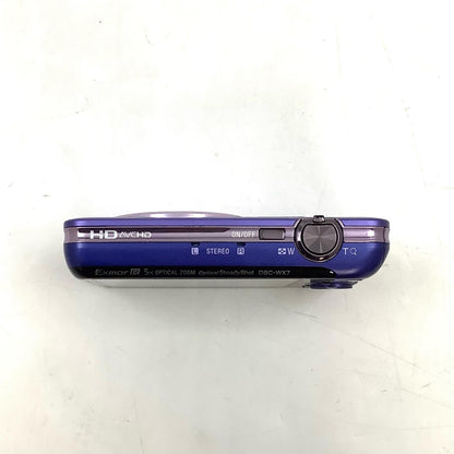【全額返金保証】【最速発送】Sony コンパクトデジタルカメラ サイバーショット DSC-WX7 ブルー 動作確認済