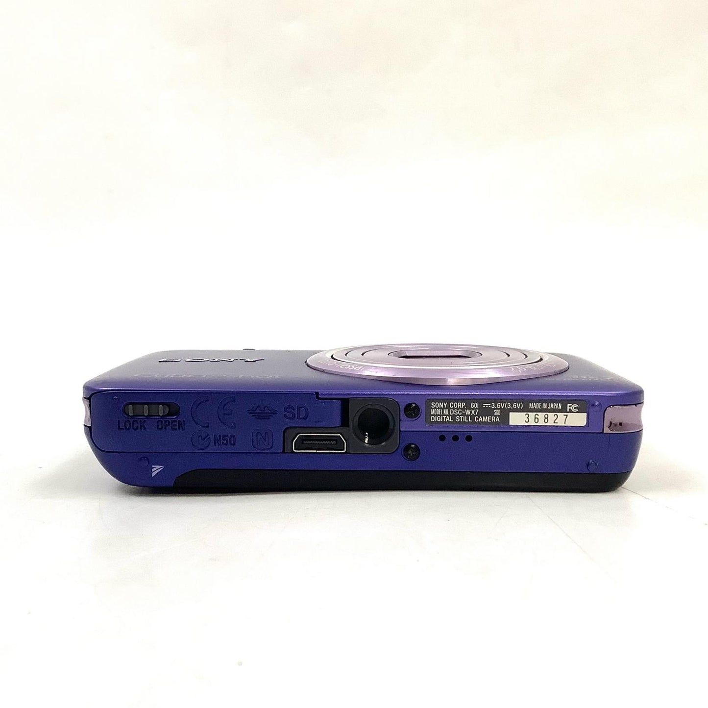 【全額返金保証】【最速発送】Sony コンパクトデジタルカメラ サイバーショット DSC-WX7 ブルー 動作確認済
