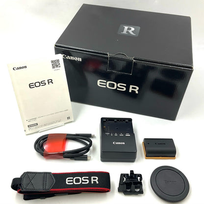 【全額返金保証】【最速発送】Canon デジタル一眼 EOS R ボディ ブラック 動作確認済