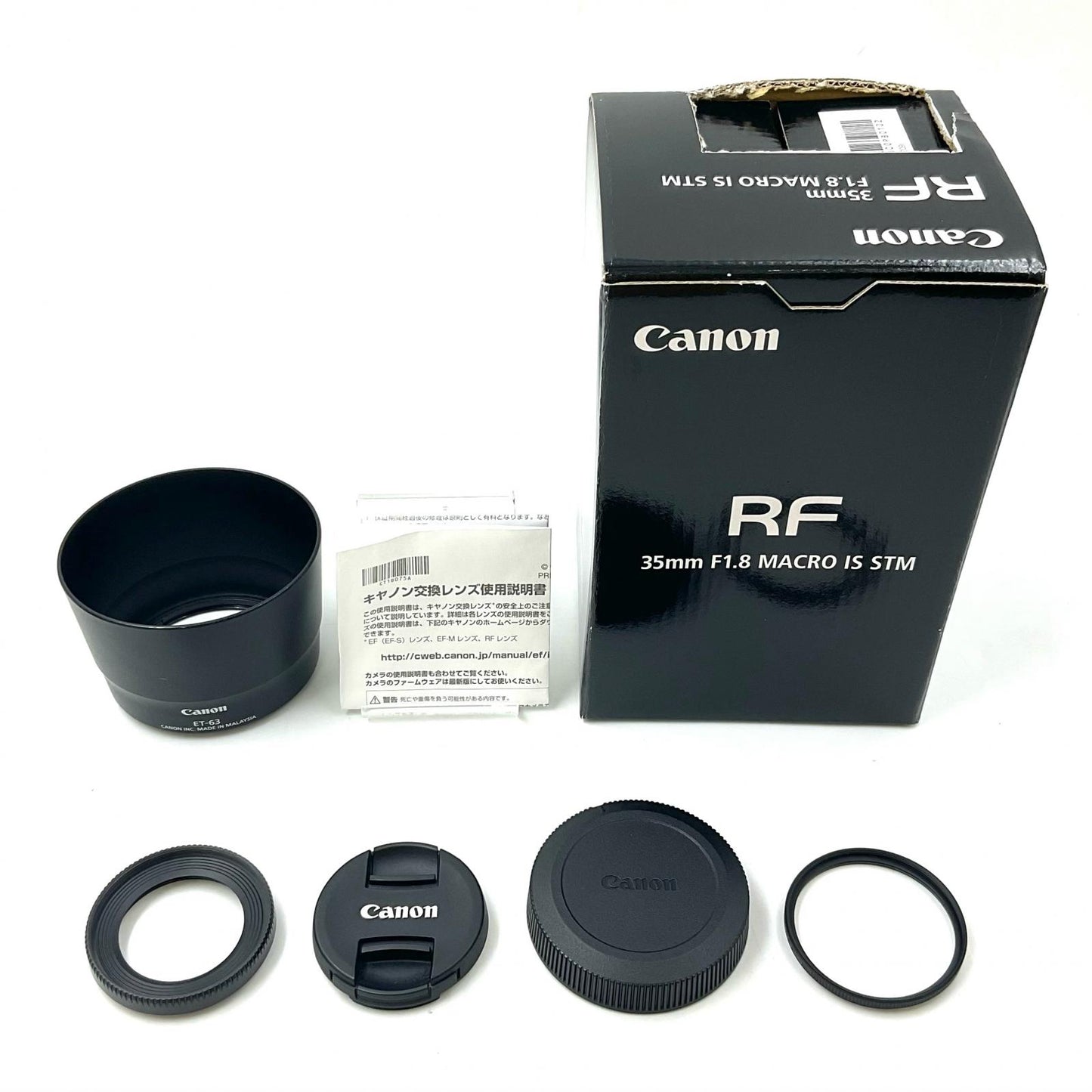 【全額返金保証】【最速発送】Canon RF35mm F1.8 Macro IS STM 美品 動作確認済