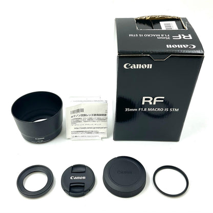 【全額返金保証】【最速発送】Canon RF35mm F1.8 Macro IS STM 美品 動作確認済