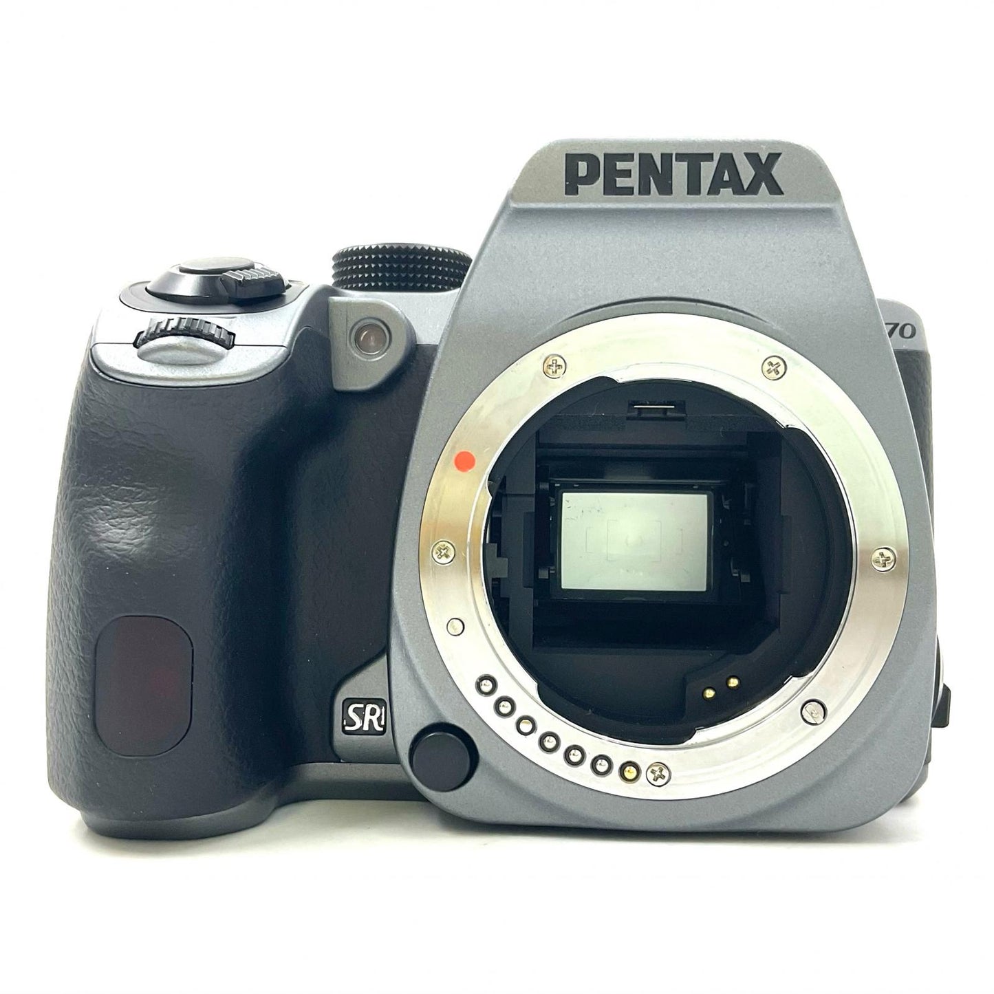 【全額返金保証】【最速発送】PENTAX デジタル一眼 K-70 ボディ [シルキーシルバー] 美品 動作確認済