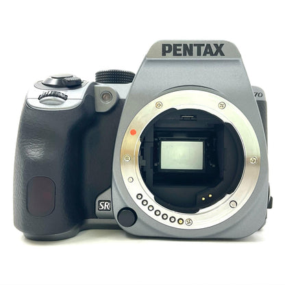 【全額返金保証】【最速発送】PENTAX デジタル一眼 K-70 ボディ [シルキーシルバー] 美品 動作確認済