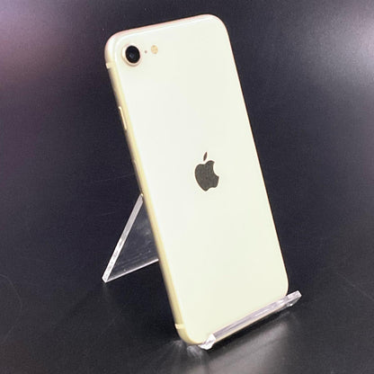 【全額返金保証】【最速発送】Apple iPhone iPhone SE (第3世代) 64GB スターライト docomo SIMフリー 白ロム 動作確認済 78%