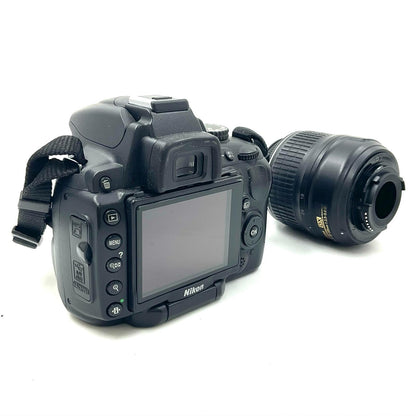 【全額返金保証】【最速発送】Nikon デジタル一眼 D5000 レンズキット ブラック 動作確認済