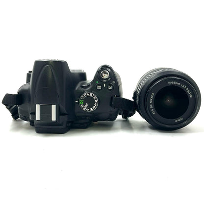 【全額返金保証】【最速発送】Nikon デジタル一眼 D5000 レンズキット ブラック 動作確認済