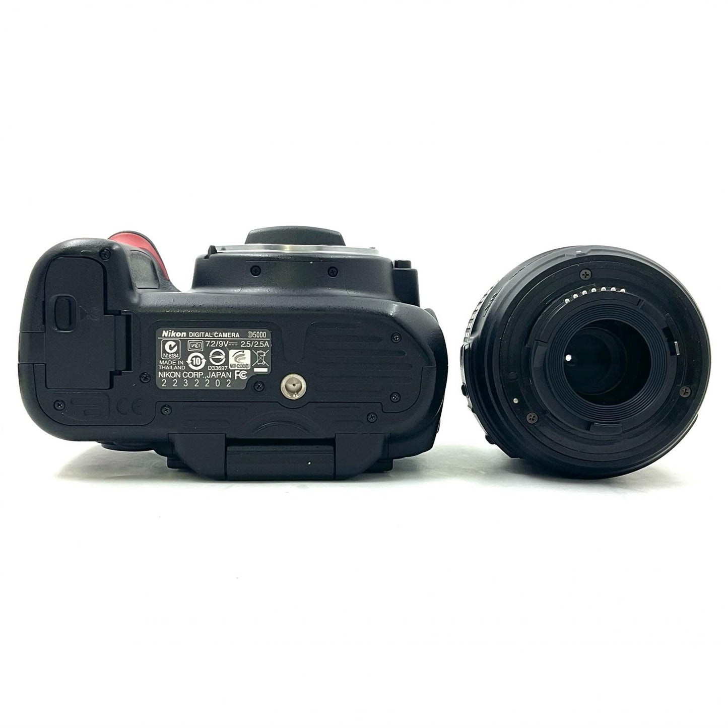 【全額返金保証】【最速発送】Nikon デジタル一眼 D5000 レンズキット ブラック 動作確認済