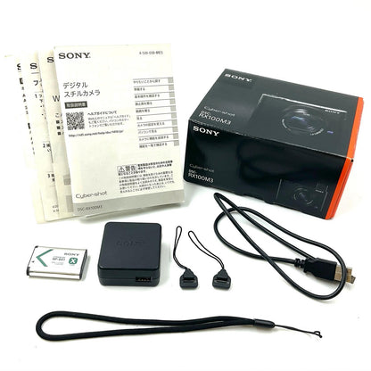 【全額返金保証】【最速発送】Sony コンパクトデジタルカメラ サイバーショット DSC-RX100M3 美品 動作確認済