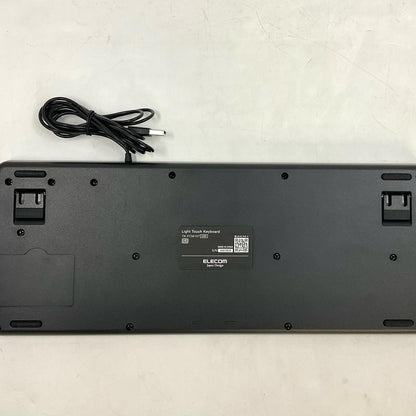 【全額返金保証】【最速発送】ELECOM 有線キーボード TK-FCM107KBK 美品 動作確認済