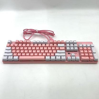 【全額返金保証】【最速発送】SUNSONNY メカニカル式ゲーミングキーボード N-J9 pro 動作確認済