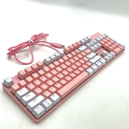 【全額返金保証】【最速発送】SUNSONNY メカニカル式ゲーミングキーボード N-J9 pro 動作確認済