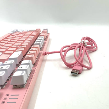 【全額返金保証】【最速発送】SUNSONNY メカニカル式ゲーミングキーボード N-J9 pro 動作確認済