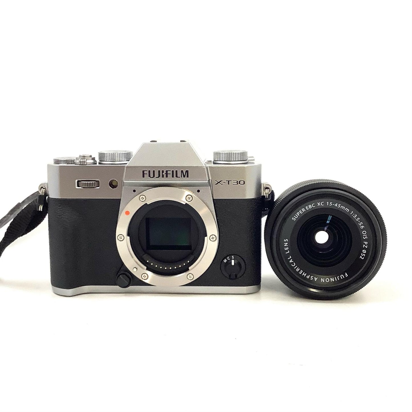 【全額返金保証】【最速発送】FUJIFILM デジタル一眼 X-T30 15-45mmレンズキット シルバー 超美品 動作確認済