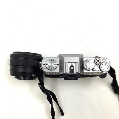 【全額返金保証】【最速発送】FUJIFILM デジタル一眼 X-T30 15-45mmレンズキット シルバー 超美品 動作確認済