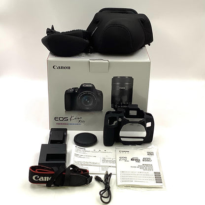 【全額返金保証】【最速発送】Canon デジタル一眼 EOS Kiss X10i ボディ ブラック 美品 動作確認済