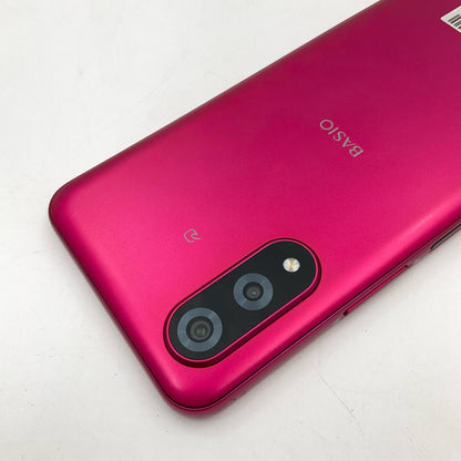 【全額返金保証】【最速発送】京セラ BASIO Active3 64GB レッド au SIMフリー KYG04 白ロム 動作確認済