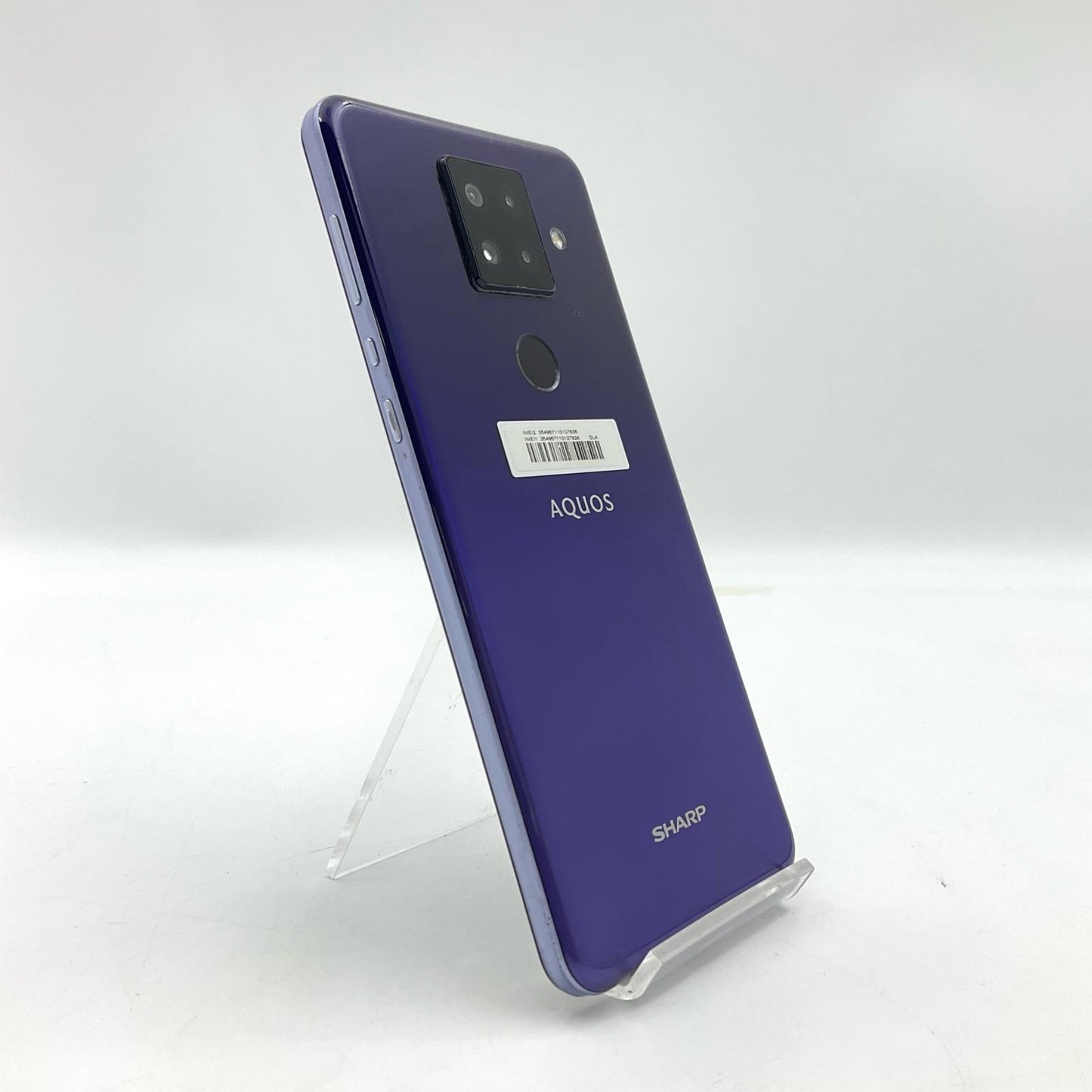 【全額返金保証】【最速発送】SHARP AQUOS sense4 Plus パープル 楽天モバイル SH-M16 白ロム 美品 動作確認済
