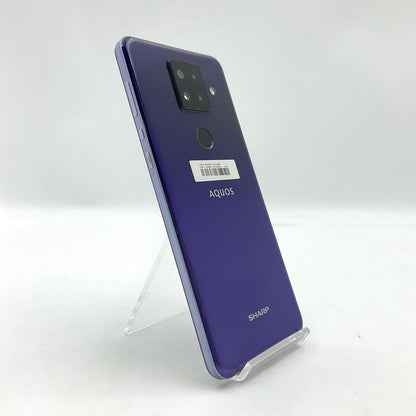 【全額返金保証】【最速発送】SHARP AQUOS sense4 Plus パープル 楽天モバイル SH-M16 白ロム 美品 動作確認済