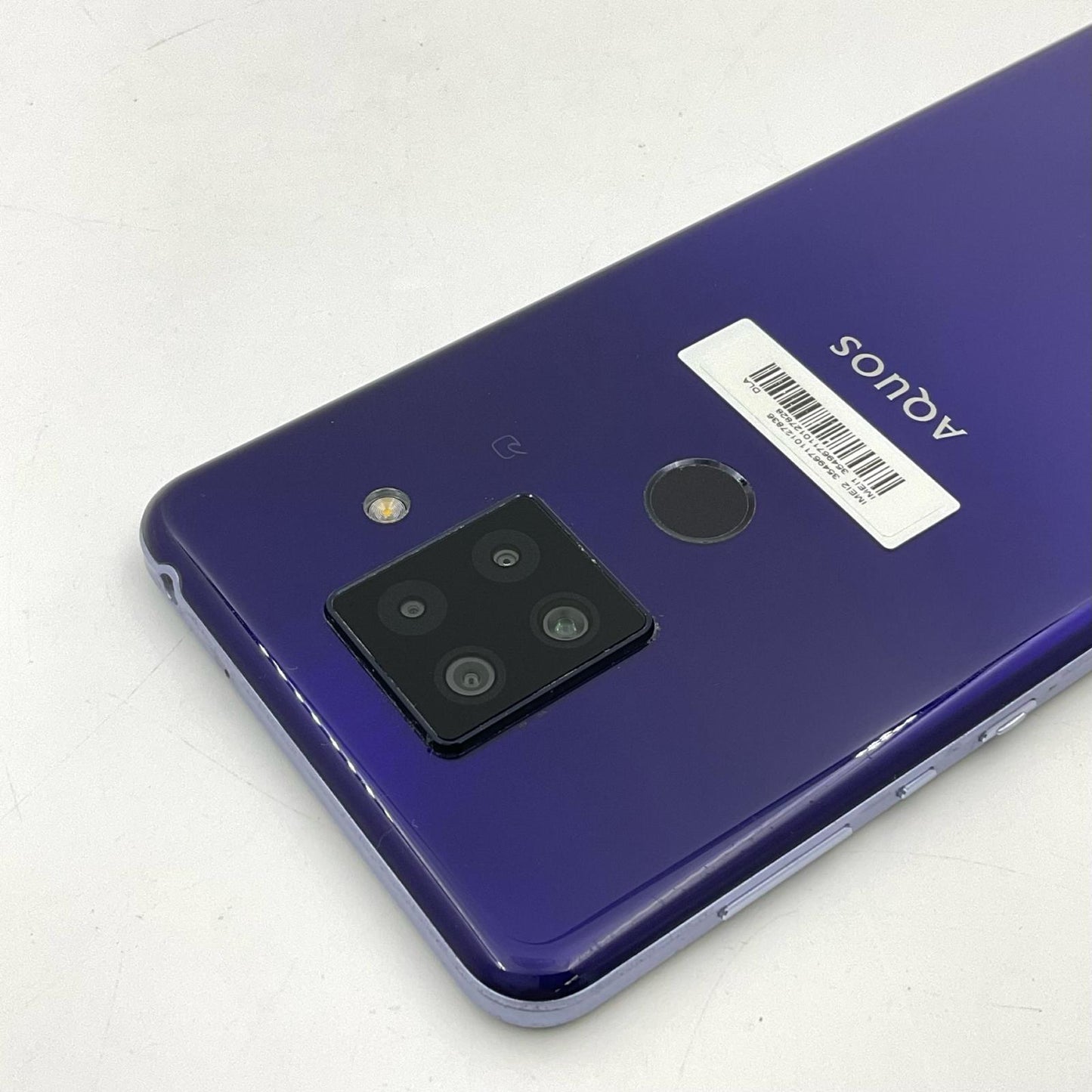 【全額返金保証】【最速発送】SHARP AQUOS sense4 Plus パープル 楽天モバイル SH-M16 白ロム 美品 動作確認済