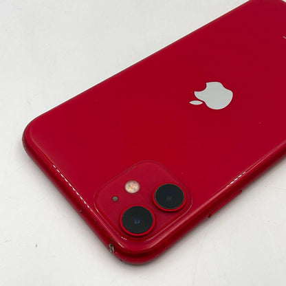 【全額返金保証】【最速発送】Apple iPhone iPhone 11 128GB (PRODUCT)RED docomo SIMフリー 白ロム 動作確認済 73%