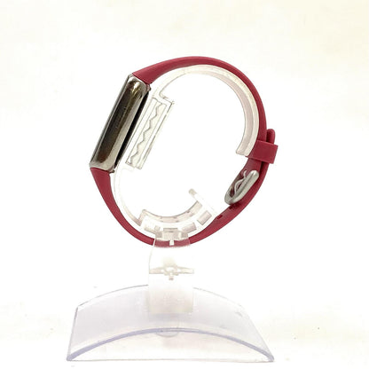 【全額返金保証】【最速発送】fitbit プラチナステンレススチールケース & オーキッドベルト luxe 美品 動作確認済