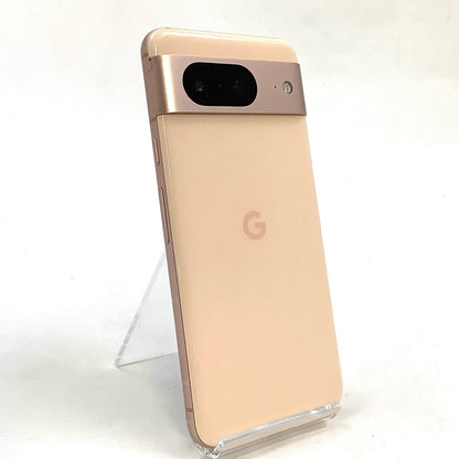 【全額返金保証】【最速発送】Google Pixel 8 128GB ローズ au SIMフリー 白ロム 動作確認済