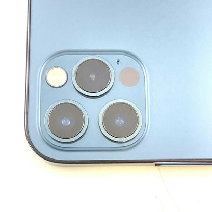 【全額返金保証】【最速発送】Apple iPhone iPhone 12 Pro 256GB ブルー docomo 白ロム 美品 動作確認済 80%