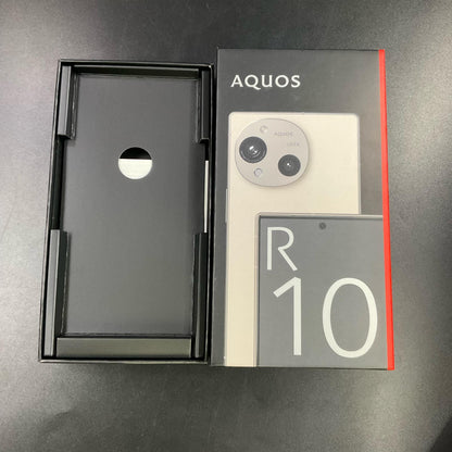 【全額返金保証】【最速発送】SHARP AQUOS R10 256GB カシミヤホワイト SIMフリー SH-M31 白ロム 美品 動作確認済
