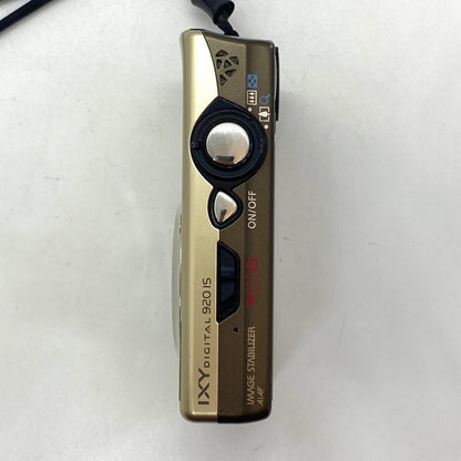 【全額返金保証】【最速発送】Canon コンパクトデジタルカメラ IXY DIGITAL 920 IS ゴールド 動作確認済